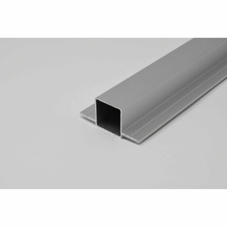 EZTUBE Extrusion for 3/4in Flush Panel  White, 12in L x 1in W x 1in H, QR 1 End 100-140-1 WH 1QR